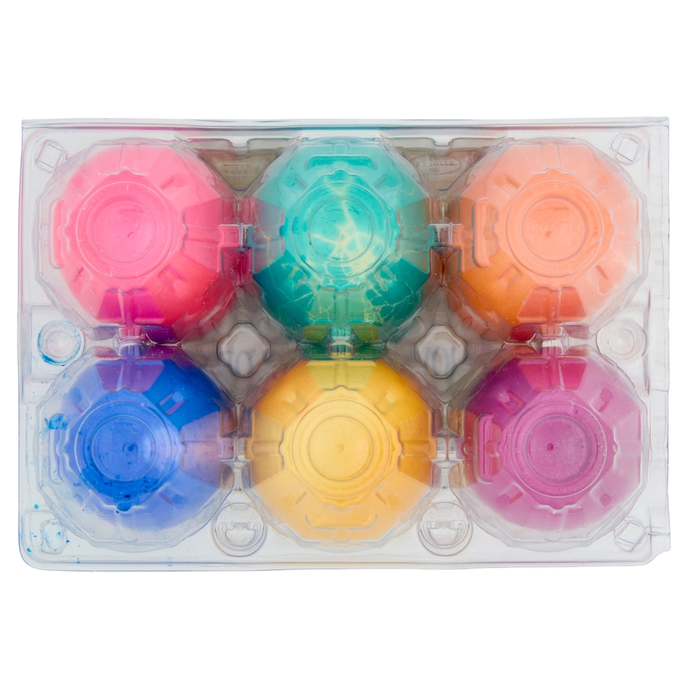 le Naturelle 6 Uova Sode Colorate da Allevamento a Terra 320 g